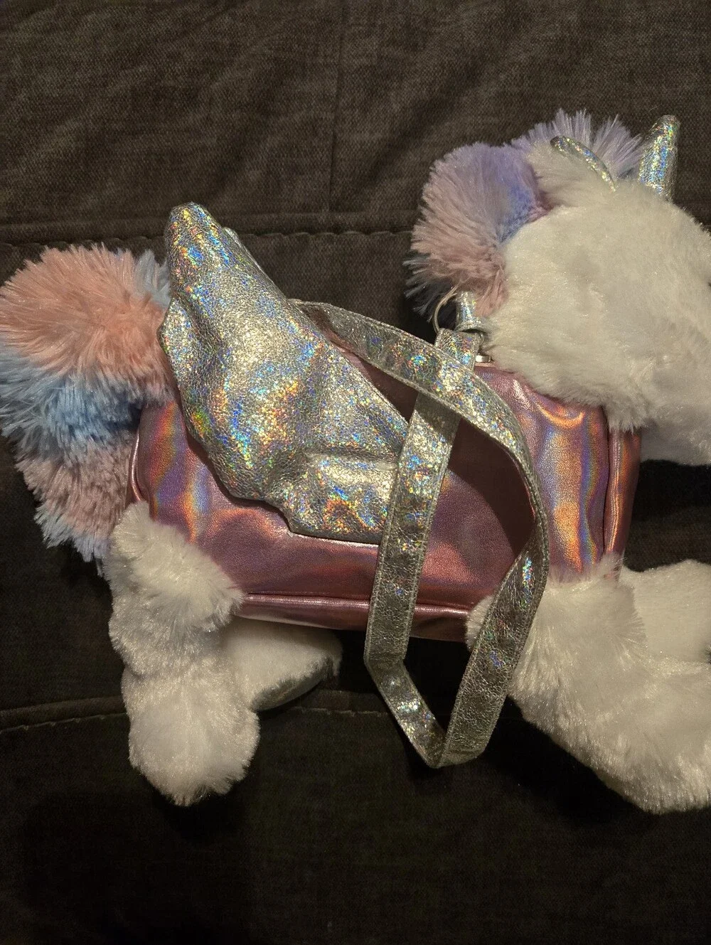 Girl's Bag Lot Backpack, Purse, 2 Small Bags